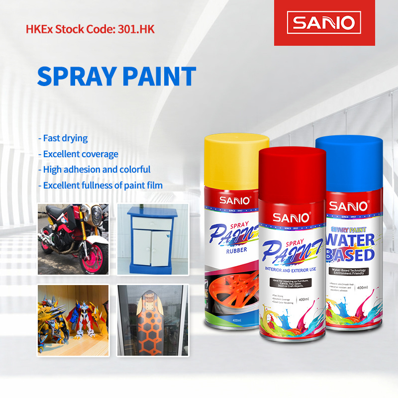 Aerosol Spray Paint White Black car scratch repair spray paint or 400ml canvas graffiti spray paint