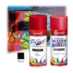 SANVO 400ml Colorful Liquid aerosol Spray Paint  OEM paint Manufacturer for Metal Furniture  Acrylic Resin spray paint