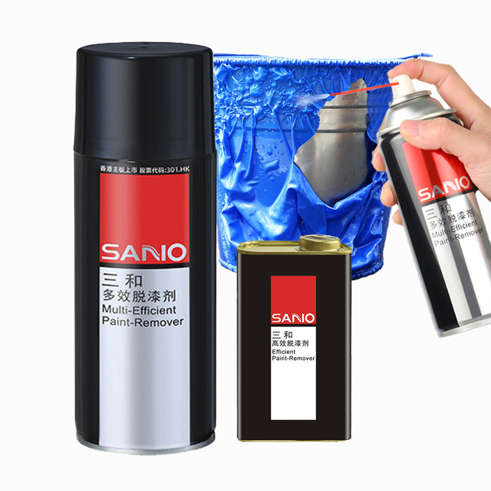 SANVO nitromors oil based epoxy furniture chemical paint remover for metal wood spray paint remover