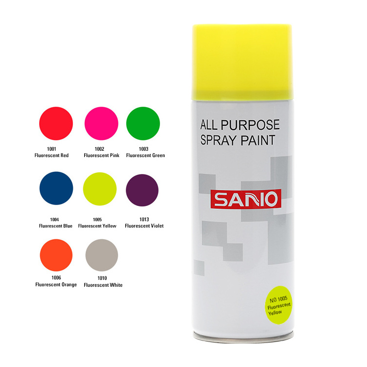 SANVO EP02 Aerosol Repair Renew White Interior Exterior House Painting Wall Art Metallic Gold Spray Paint