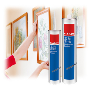 SANVO 300ml sbs adhesive wall hook Cost-Effective Construction Adhesive Nail-Free Liquid Sealant & Glue Resin & Acrylic Paste