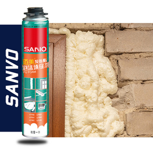 SANVO 960ml H465  Pu Foam Spray  chemicals liquid polyurethane foam insulation PU Foam