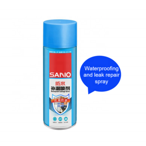 SANVO 450ml Wholesale waterproofing leak seal repair spray for roof anti-leakage and anti-seepage nano waterproofing spray