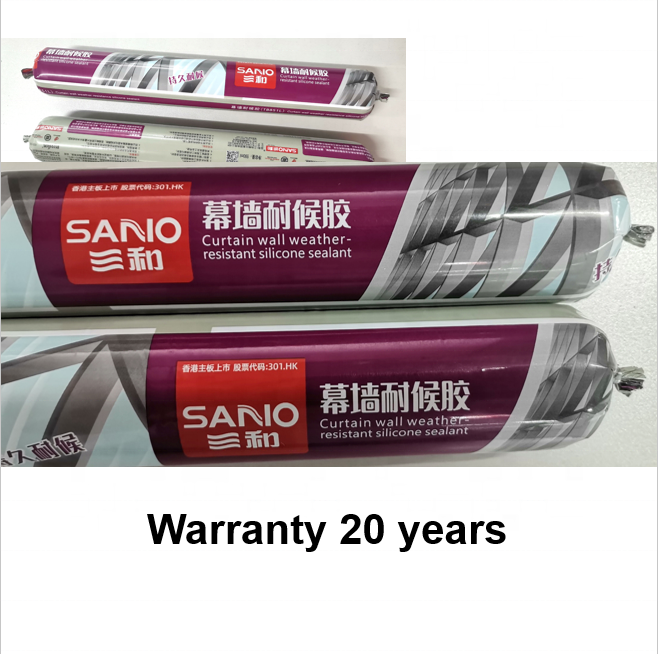 SANVO 590ml structural silicone sealant Sausage Sealant adhesive  Curtain wall weather resistant Neutral Silicone sealants