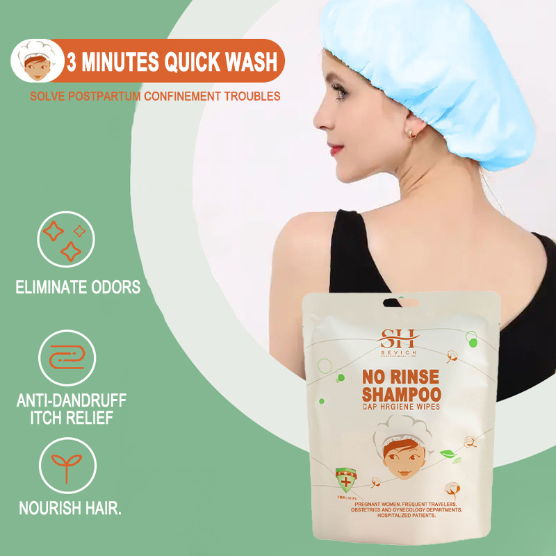 Waterless Shampoo Dry Hair Wash Eliminate Odors No Rinse Shampoo Cap