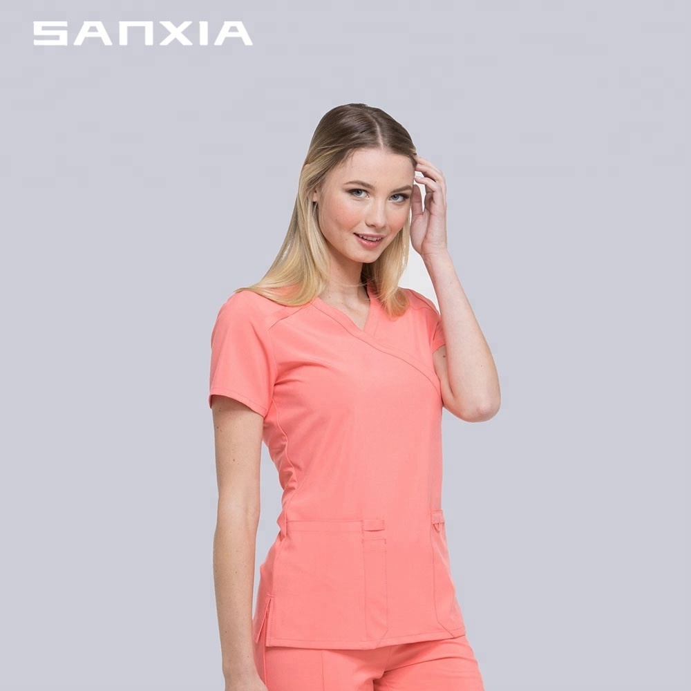 2019 new styler nurse uniform design medical scrubs wholesale