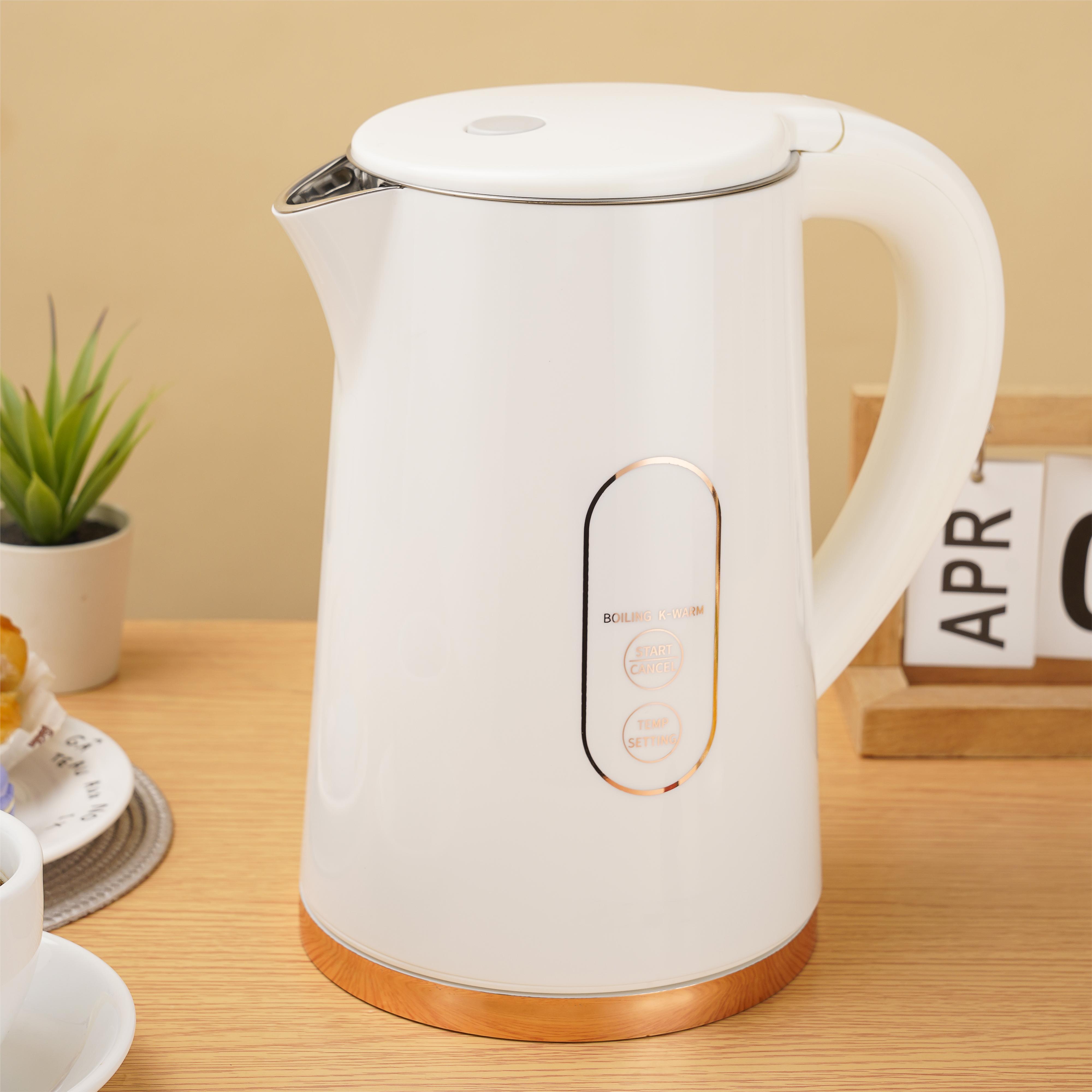 BD-A17 wholesale smart temperature control electric tea pots white stainless steel electric kettle for boiling water