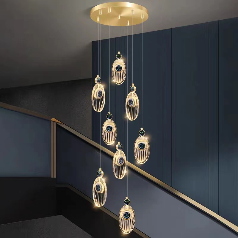 SANXIANG Nordic Pendant Light Customized Hanging Chandeliers Living Room Led Modern Chandelier