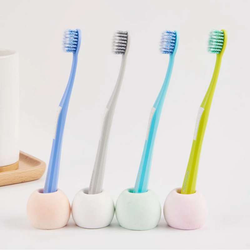 Factory direct best quality logo printed cheapest adult soft toothbrush