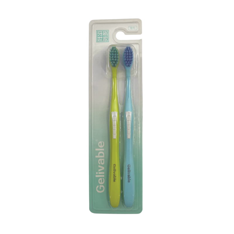 Factory direct best quality logo printed cheapest adult soft toothbrush