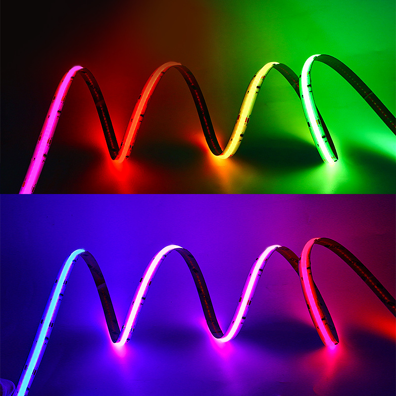 Magic Digital Cob LED Strip 576 720 784 leds RGB RGBW Dream Color Cob Strip Light Pixel Cob Strip Light DC12V 24V