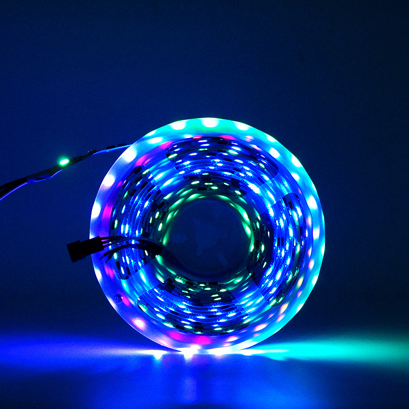 Programable 300Leds WS 2811 1903 12V Addressable 60 leds/m 5050 Pixel RGB Strip Light Magic Color LED Strip