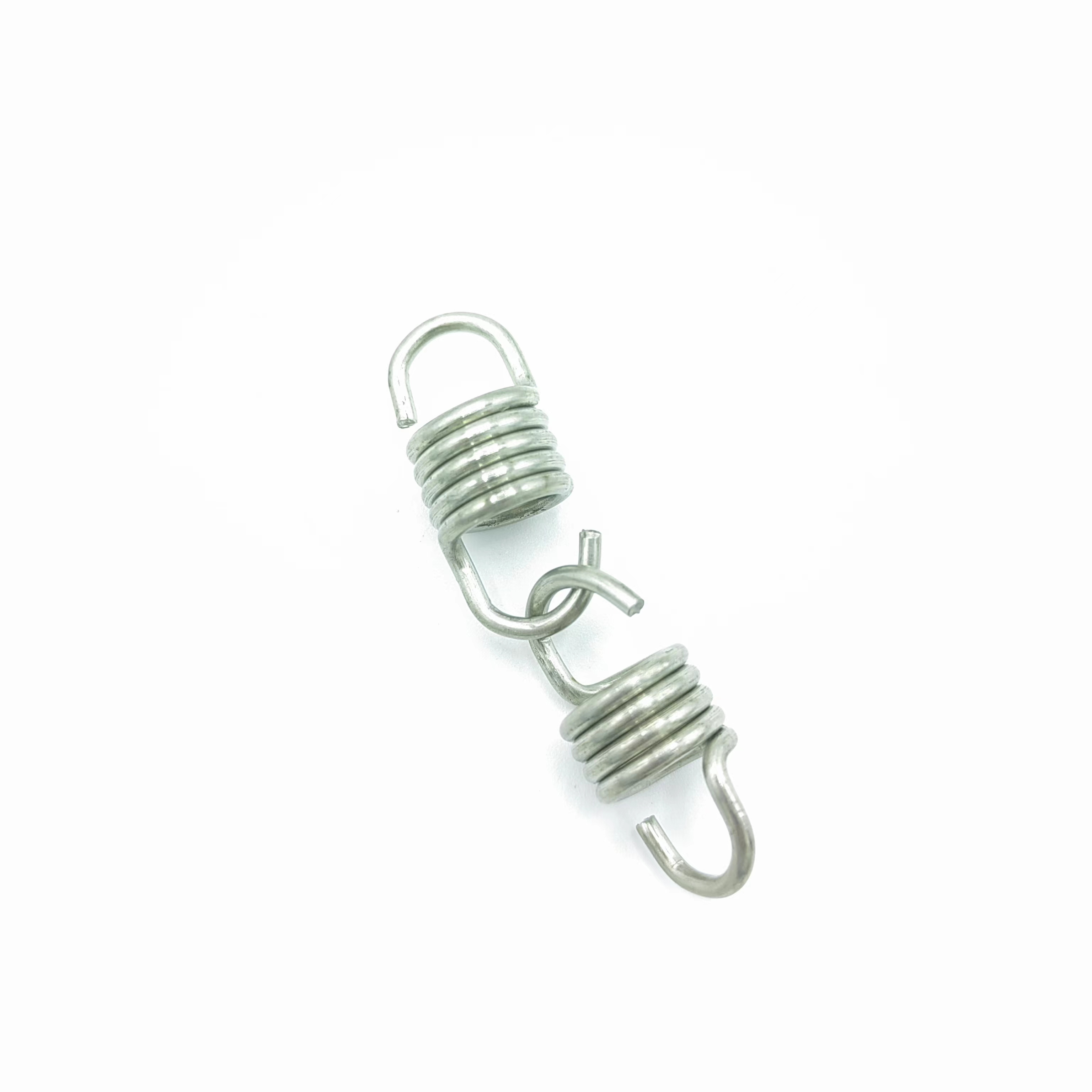 Spring factory customizes heavy-duty double hook tension springs for swings