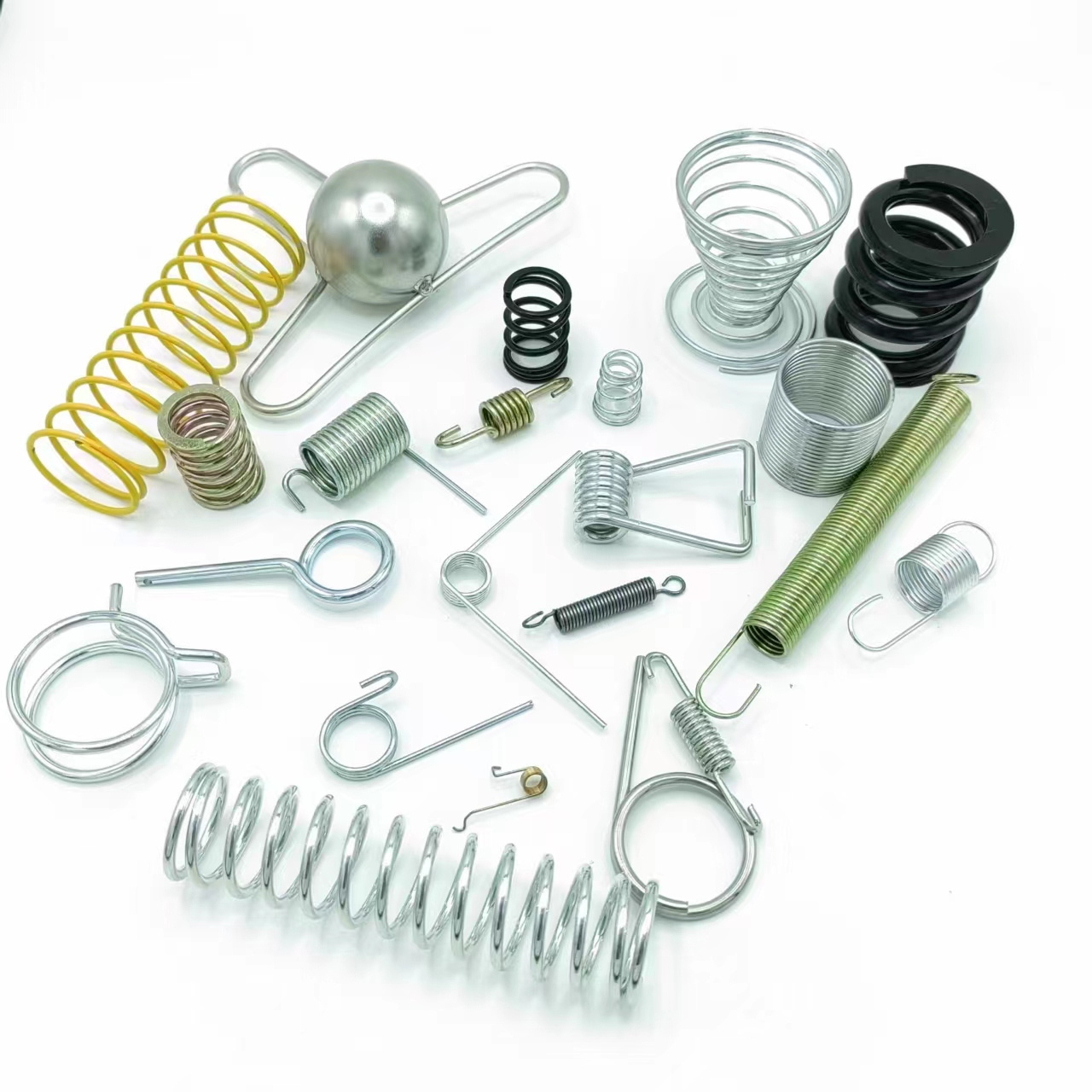 Spring manufacturers support low-cost customization of high-quality compression springs, torsion springs, and irregular springs