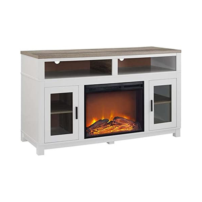 75 inch wooden tv console table remote controlled fire place tv stands fireplace