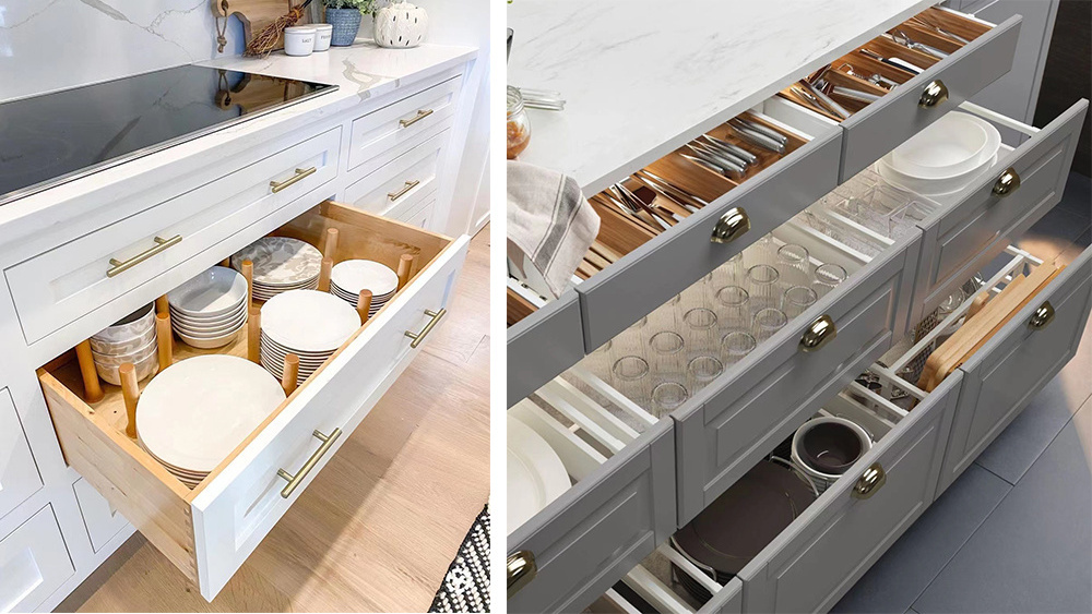 Kitchen Organization Storage Drawer Pantry and Pull-out Shelf Custom-made factory supplier