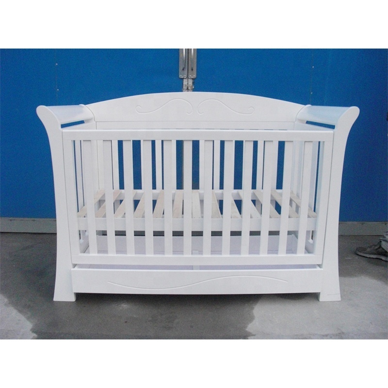 Wholesale Solid wood Furniture bassinet baby crib bassinet Nursery Bed and Baby craddle