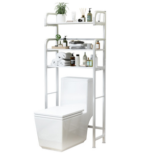 Multifunctional floor standing toilet shelves storage organizer 3 tiers bathroom storage holders and racks