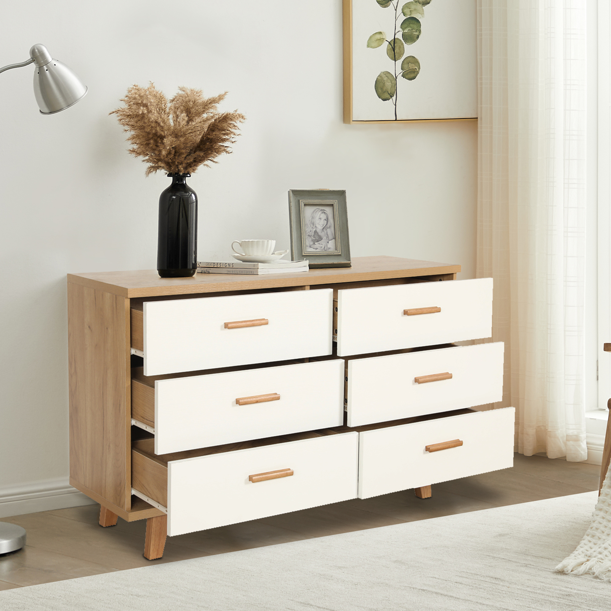 home furniture solid wood chest of drawers living room drawers for storage