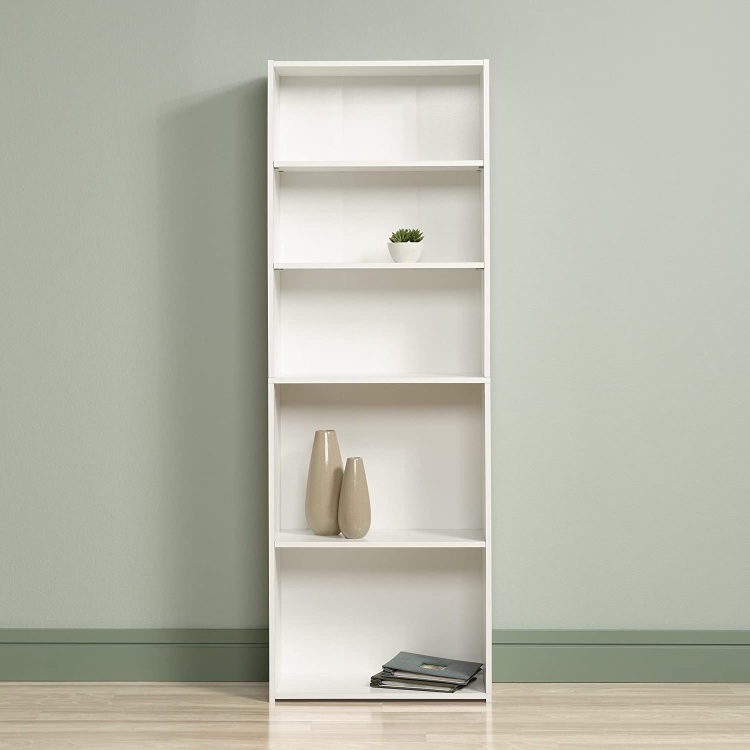 Living Room Modern Simple Style White Wood Cube Bookcase Shelf Display Racks