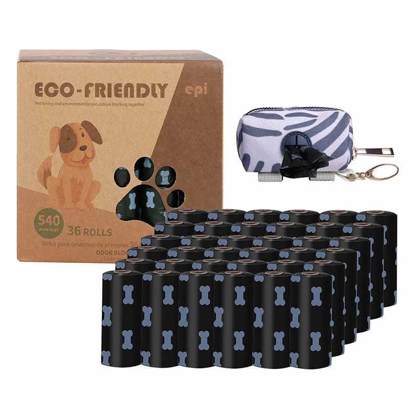 Custom Logo kotbeutel hund doggy bag EPI HDPE biodegradable pet dog waste poop bags carrier