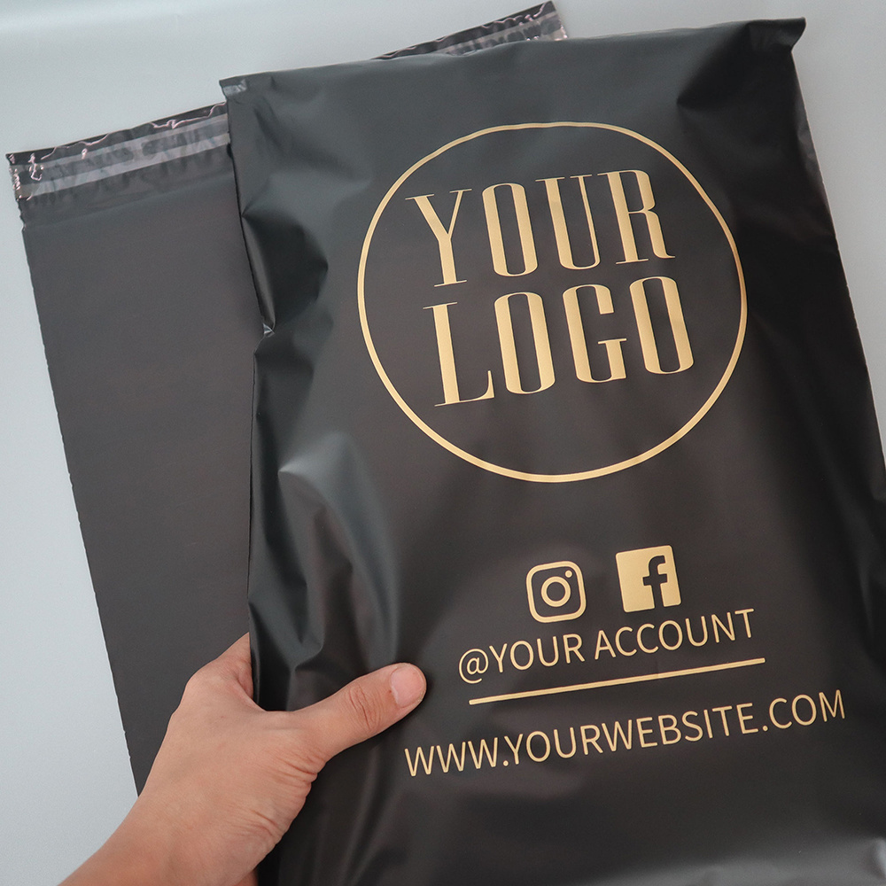 Custom Printed  Eco Friendly Self Sealing Shipping Plastic Packaging Bag Poly Mailer Mailing Bags With Logo