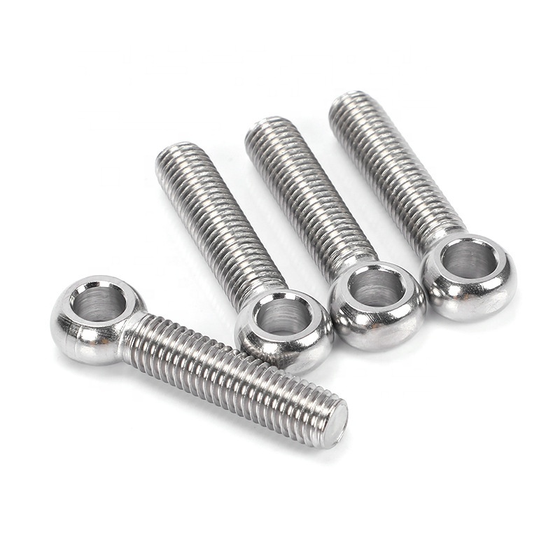 Factory Customized Lifting Slipknot Eye Bolt Stainless Steel Round Fish Eye Swing Bolts