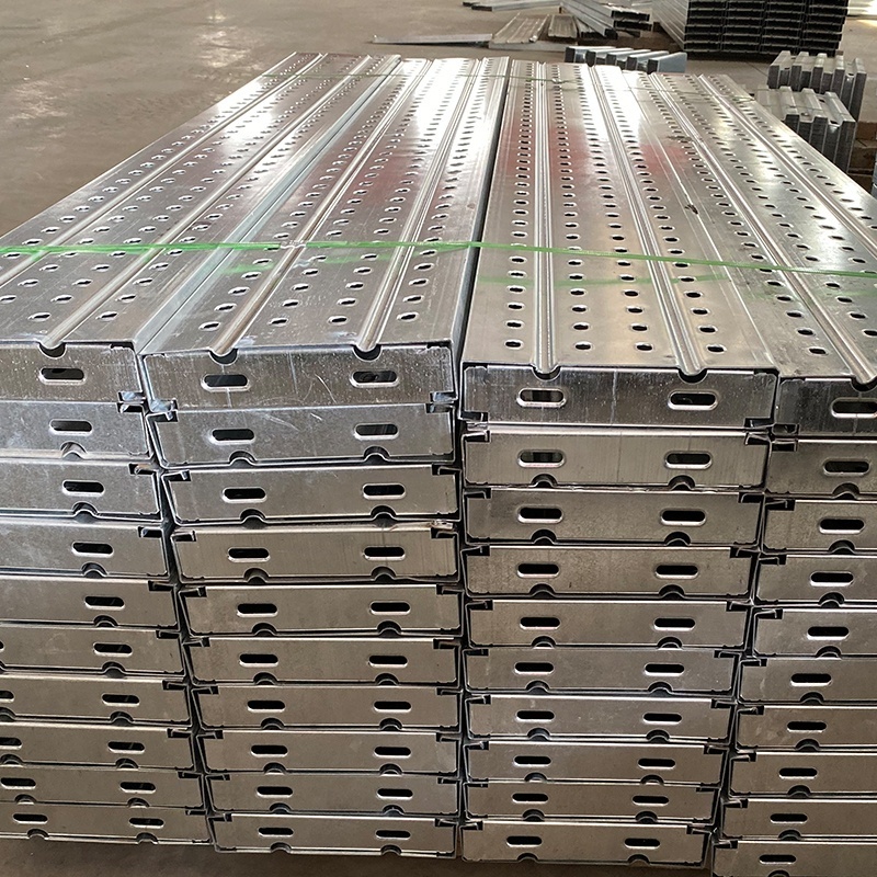 Zinc Plated 230 240mm 300mm Width Metal Scaffold Scaffolding Platform Walkway Plank Planks Steel