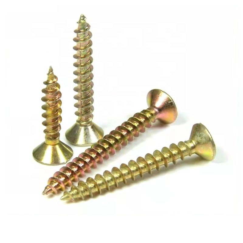 Factory Prices Stainless Steel Cross Countersunk Screw Truss Head Chipboard Screw