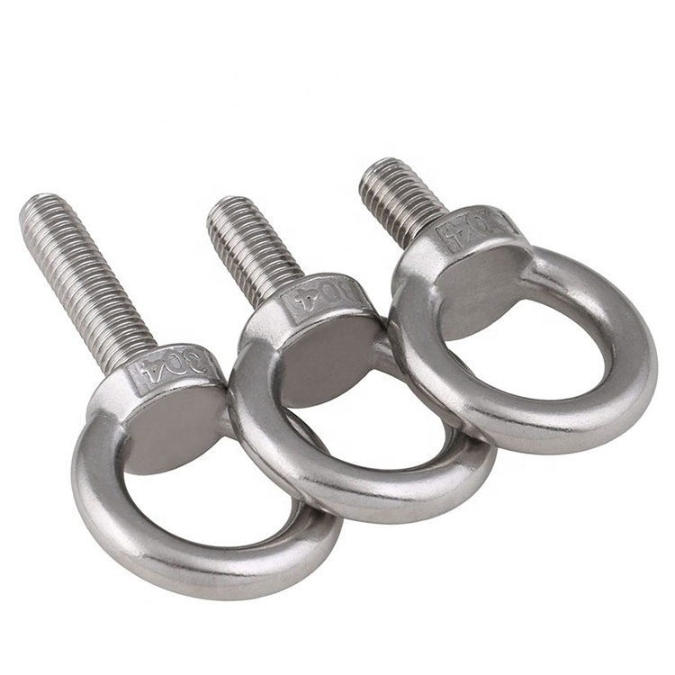 Low Price Grade 4.8 Blue Zinc M8 M14 M12 Ss304 Ss316 Stainless Steel Lifting Din580 Zinc Eye Bolt