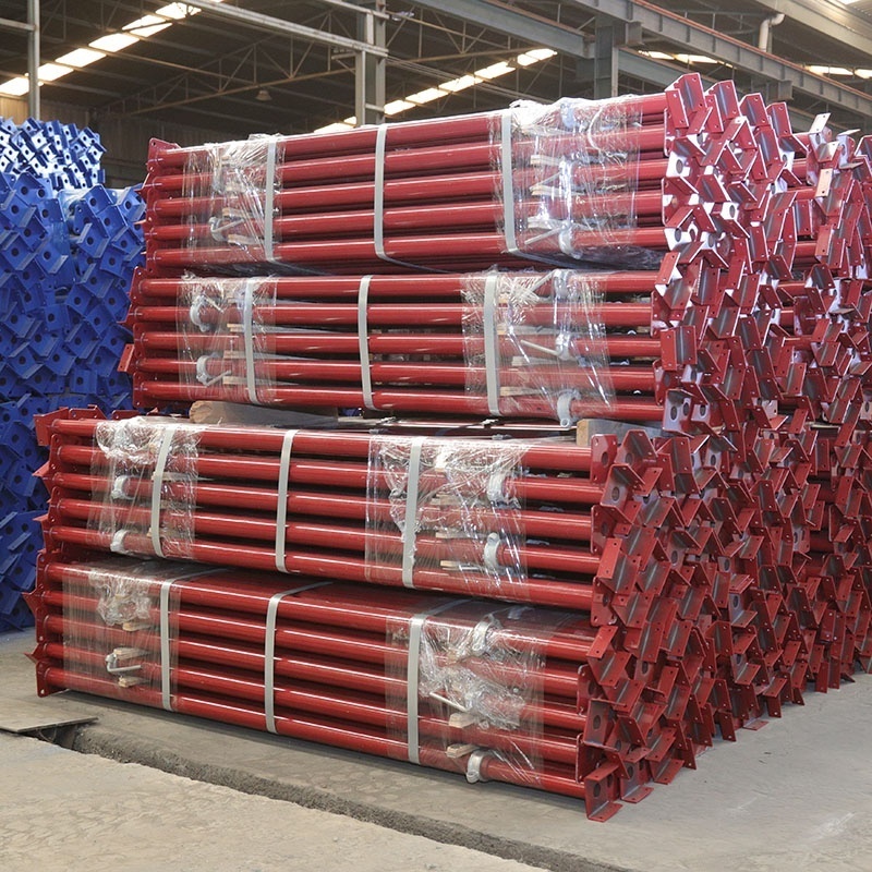 3mm Thick 1.8-5m 48/60 Formwork Scaffold Shoring Post Adjust Telescopic Scaffolding Acrow Steel Prop In Brazil