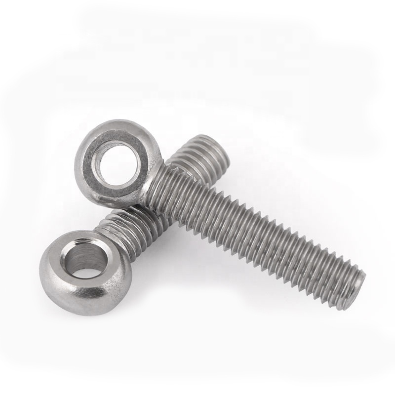 Factory Customized Lifting Slipknot Eye Bolt Stainless Steel Round Fish Eye Swing Bolts