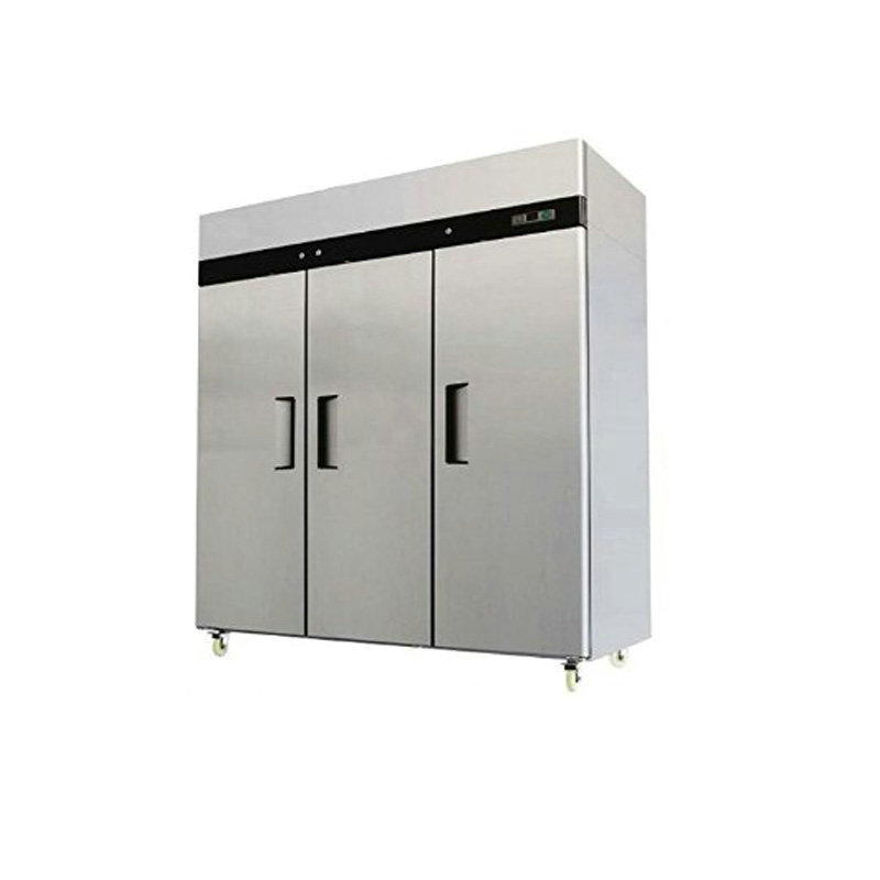 Single temperature freezer type chocolate kitchen fridge with wheels under