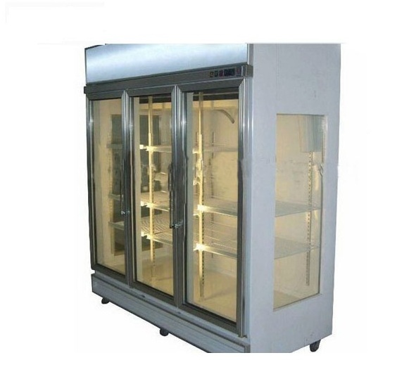 Four side Glass door direct cooling used fresh flower cooler