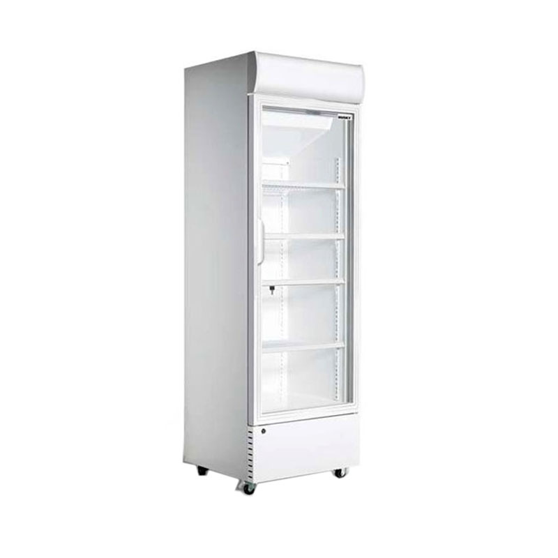 Hot sale single glass door refrigerator cola fridge for drink display