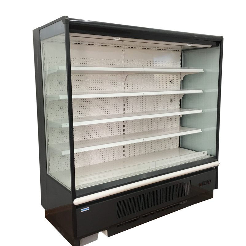 Supermarket Refrigerator  Fruit Vegetable Display Chiller Open Front Multi-deck Freezer