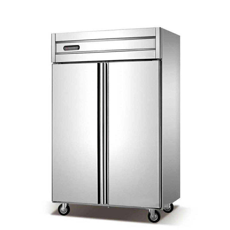 2/4 Doors Big Capacity Vertical Freezers Commercial Kitchen Fridge Upright Stainless Steel Freezer Refrigerator