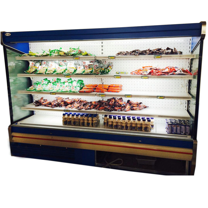 Commercial Fridge for Vegetables and Fruits Refrigerated Cabinets without Glass Door