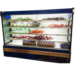 Commercial Fridge for Vegetables and Fruits Refrigerated Cabinets without Glass Door