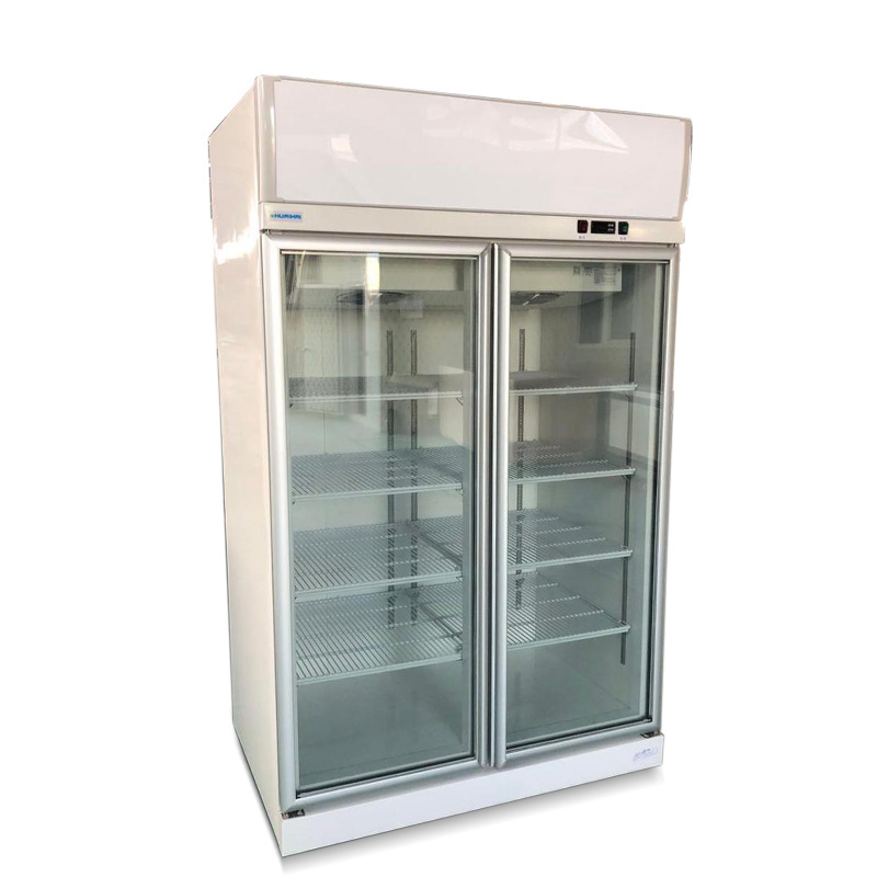 2 transparent glass door commercial refrigerator used flower refrigerator price