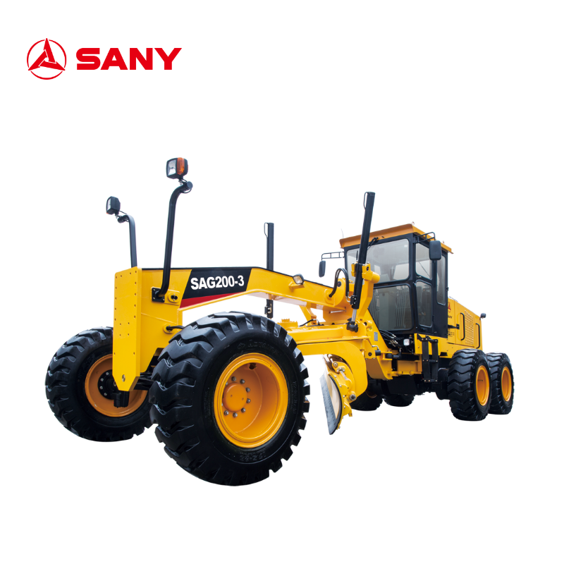 brand NEW 120h Road grader motor Sany SAG200C-8  Small mini Motor Grader for Sale 100h tractor machine  made in China