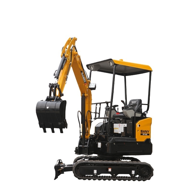 SANY Group SY16C China Mini Backhoe Excavator Machine 1.7T Earth Mover Household Excavator