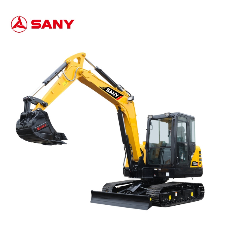 Sany Sy55 Excavator 5.5 Ton Mini Digger Hydraulic Excavators Tree Planting Digging Machines Hole Digger