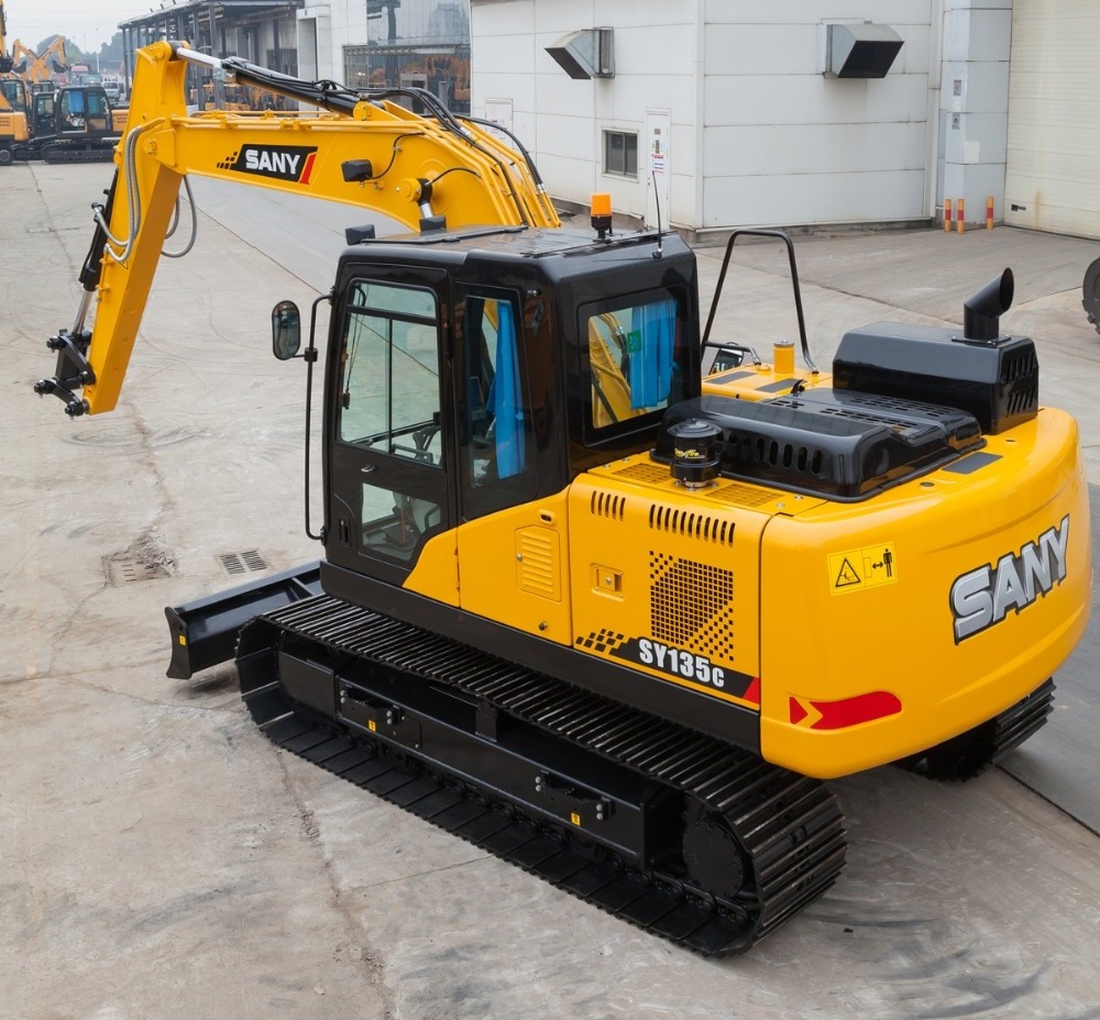 SANY SY135 13.5 t Flexible Small Excavator of Eco-Friendly Excavator Price of New Soil Digger