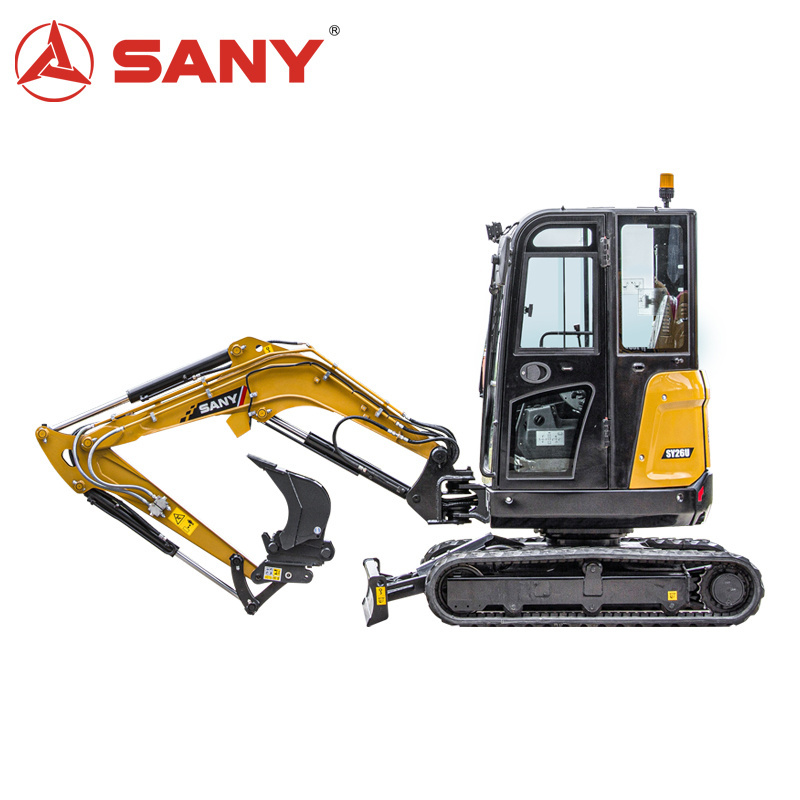 Sany Demolishing Small Structures Fence Posts Digging Holes Mini Excavator 1.2 Ton 3 Ton Digger For Sale Sy16C Sy26U Sy50U