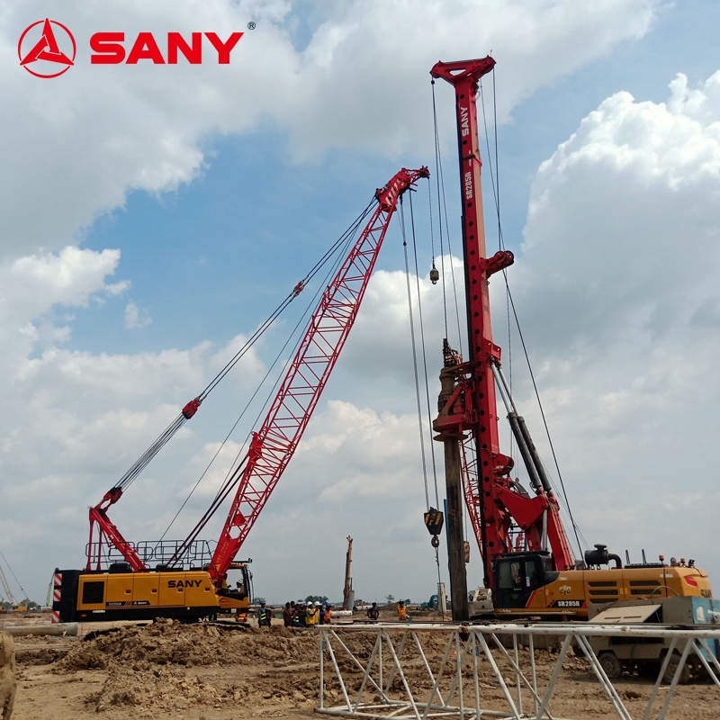 SANY manufacturer piling rigs SR215-C10 SR235S truck mounted water well mud rotary drill rig