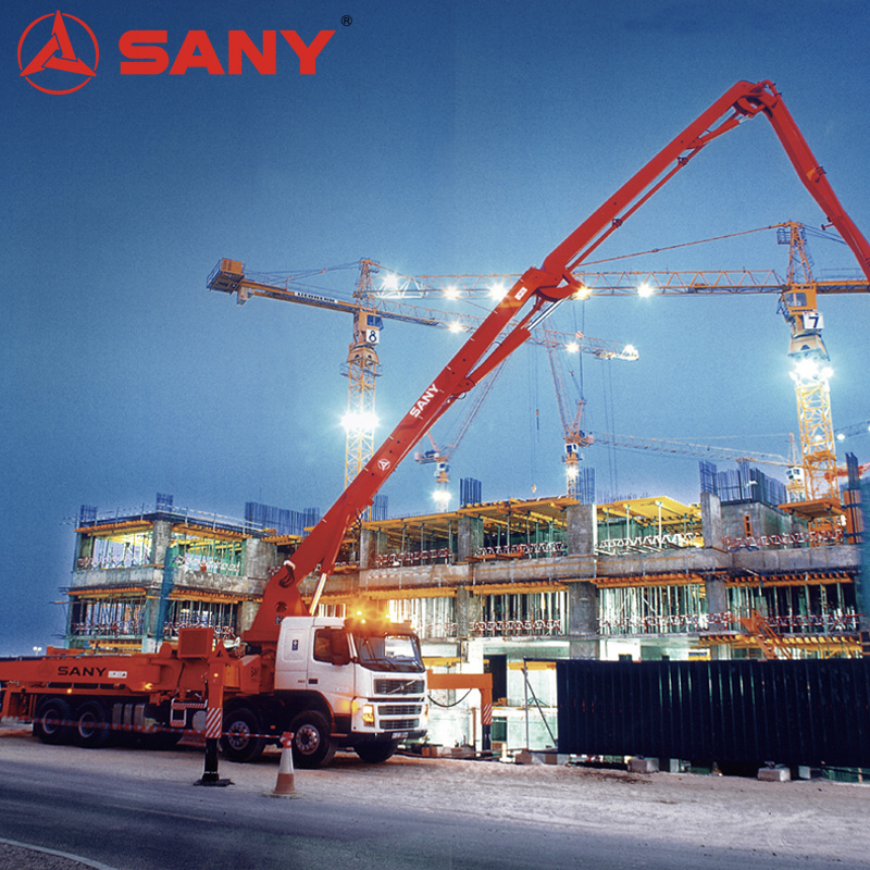 Sany Various Boom Types 64.1M Sany Truck Mounted Concrete Pump For Sidewalks And Driveways