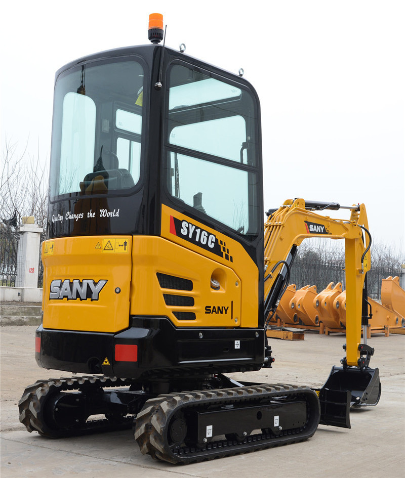 Sany Sy16c 1.6 Tons Closed Cabin Hydraulic Crawler Excavator Wholesale Mini Excavators China