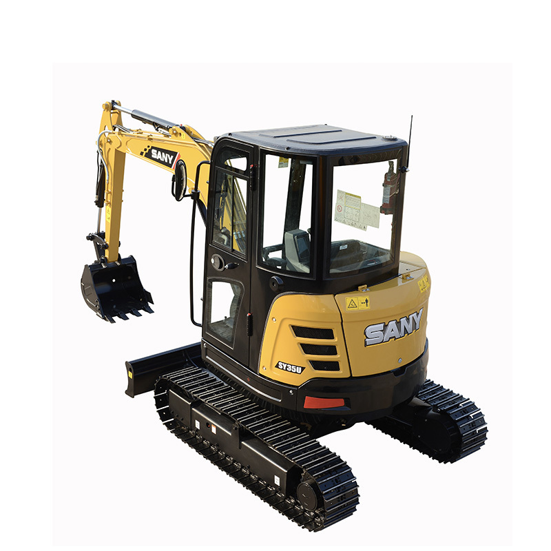 SANY SY35U Farm Excavator Mini Household Excavator Construction Digger For Forestry Mulching