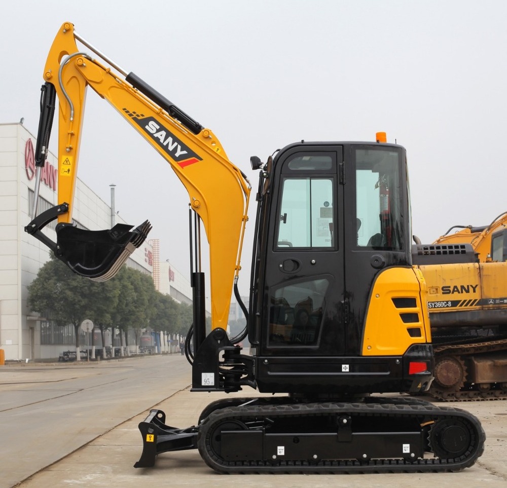 SANY SY35U 3.5 ton excavator small mini 0.12m3 digging hole machine